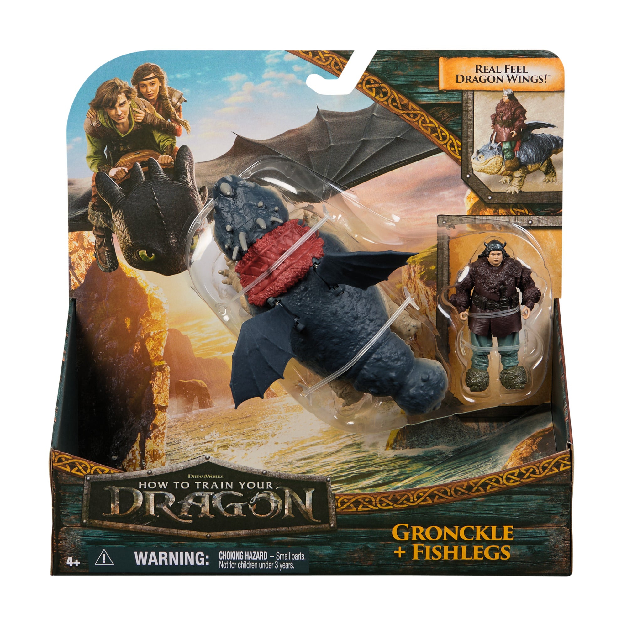 Dragons Movie Gronckle & Fishlegs