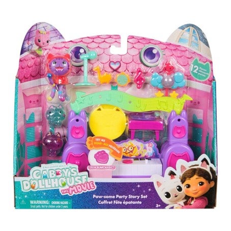 Gabby's Movie Pawsome Party Room Story Set