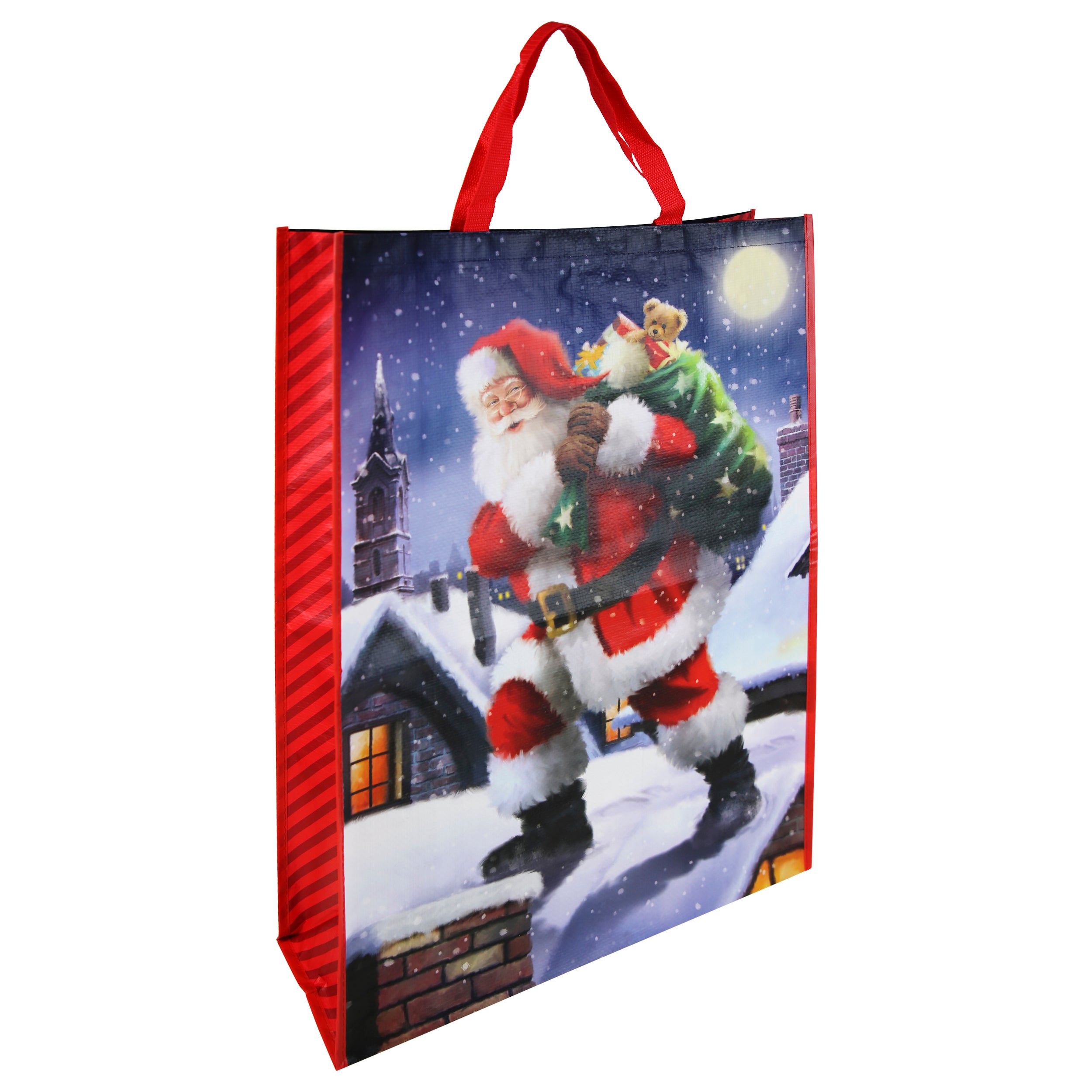 Handlenett Santa på taket jumbo