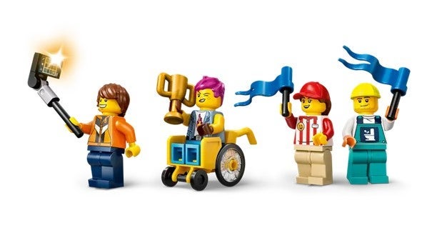 Lego Grenseløs action Racerbilbane med rampe 60460