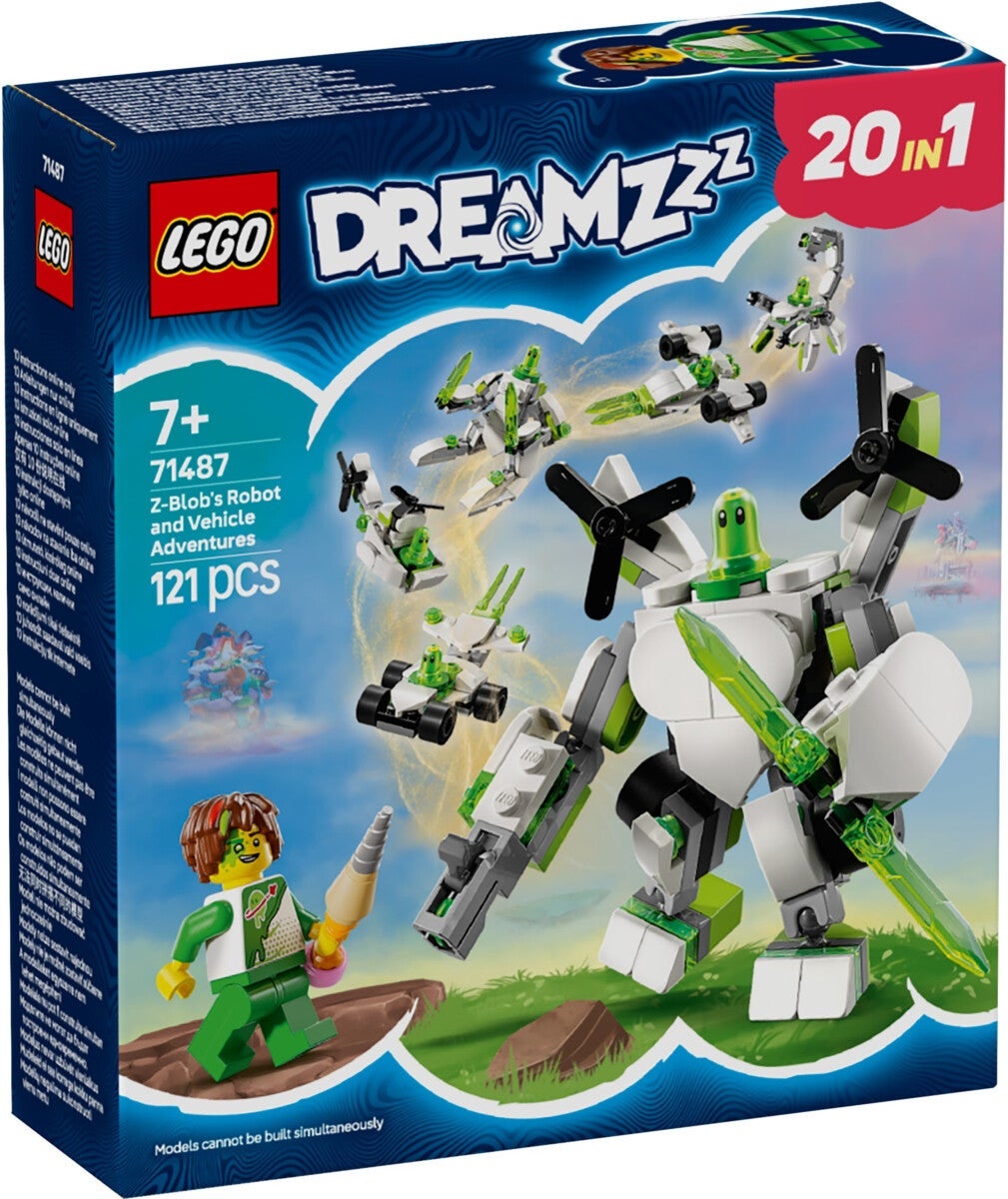 Lego Eventyr med Z-Blobs robot og fartøy 71487