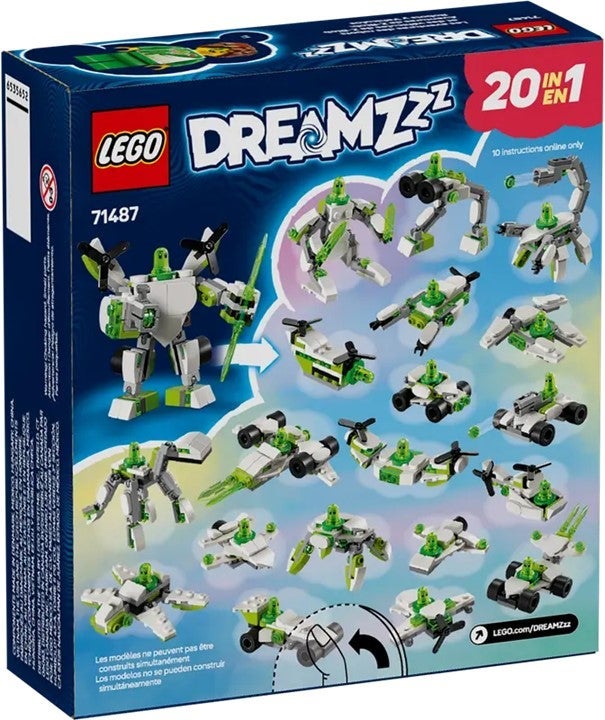 Lego Eventyr med Z-Blobs robot og fartøy 71487