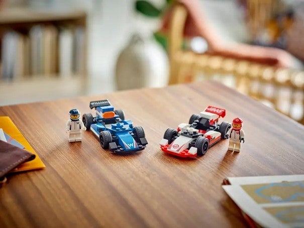 Lego F1 Williams Racing & Haas F1 racerbiler 60464