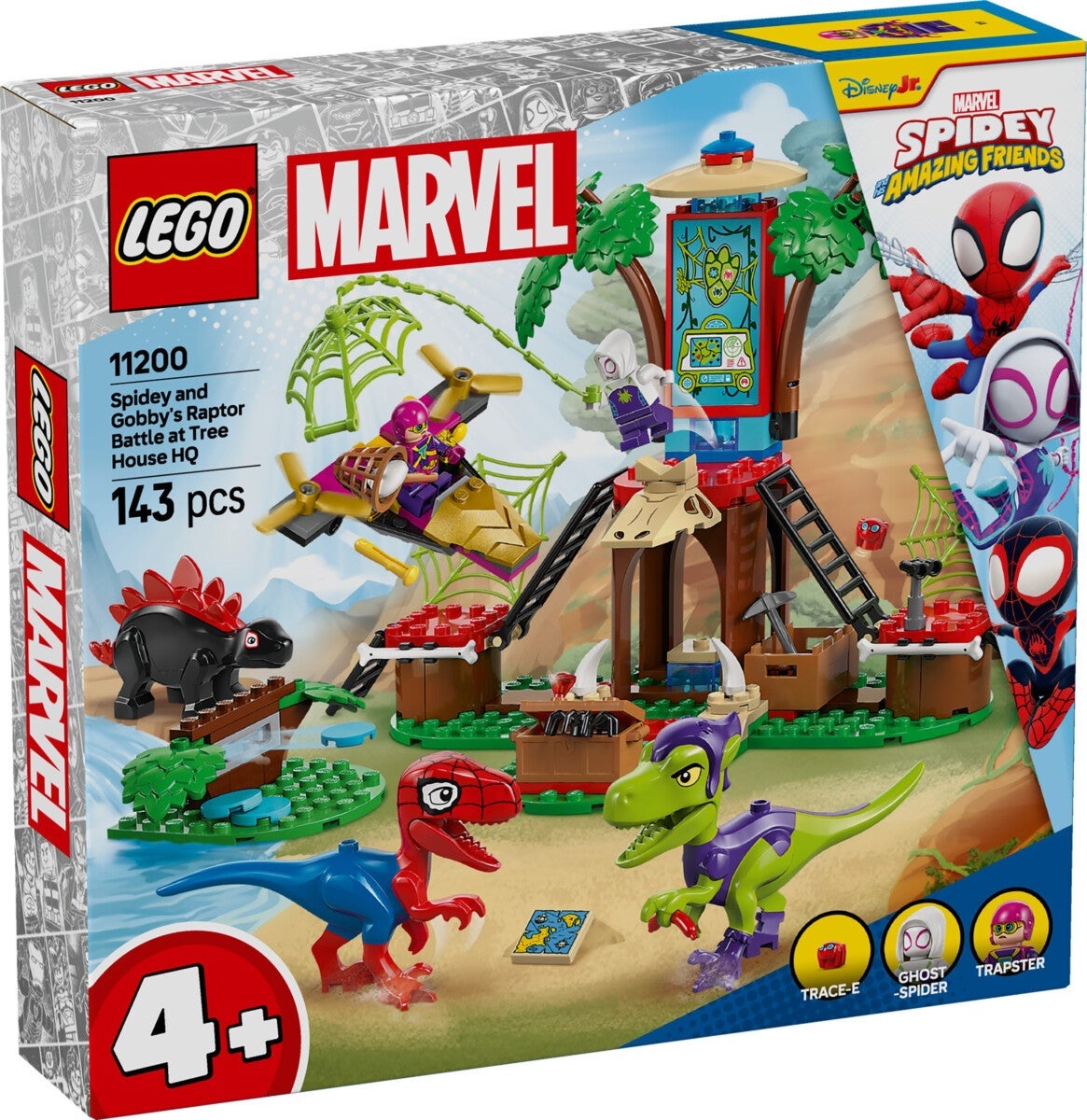 Lego Raptorkamp ved hovedkvarteret i treet 11200
