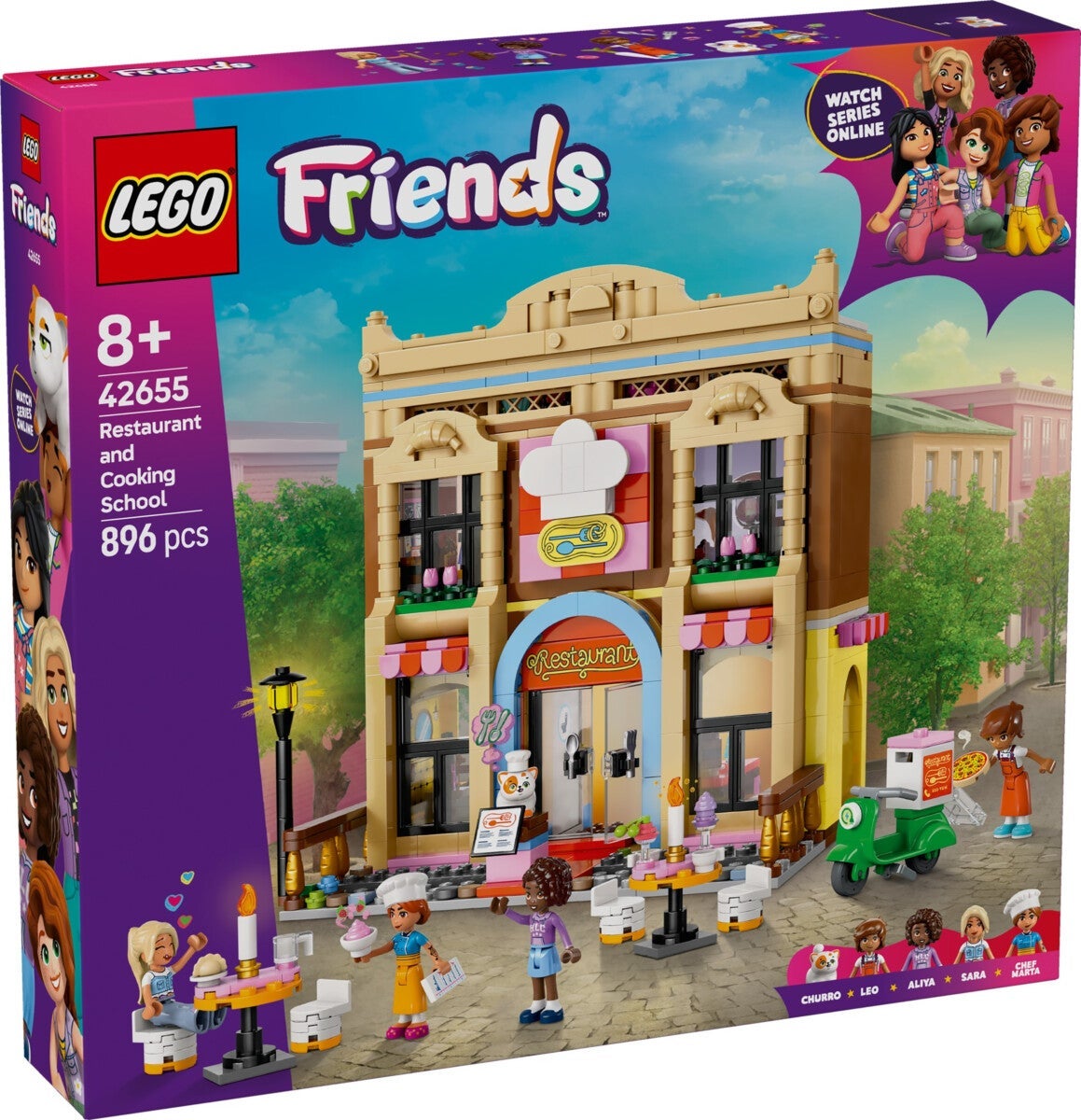 Lego Restaurant og kokkeskole 42655