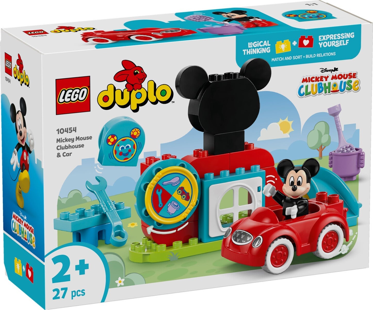 Lego Mikkes Klubbhus og bil 10454