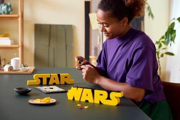 Lego Klossebygd Star Wars logo 75407