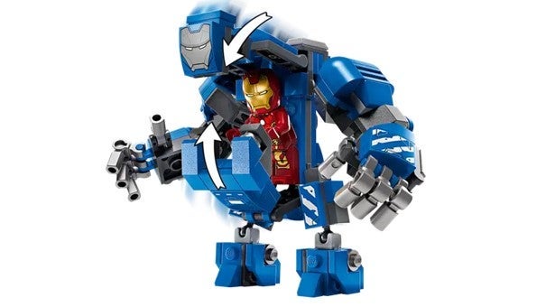 Lego Iron Mans laboratorium: Draktgalleriet 76315