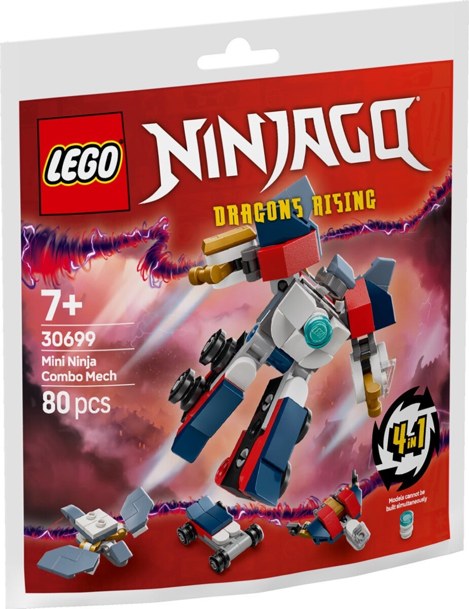 Lego Ninja-kombirobot i miniatyr 30699