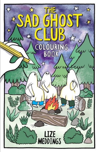 The Sad Ghost Club Colouring Book - A comfy cosy colouring book for all ages