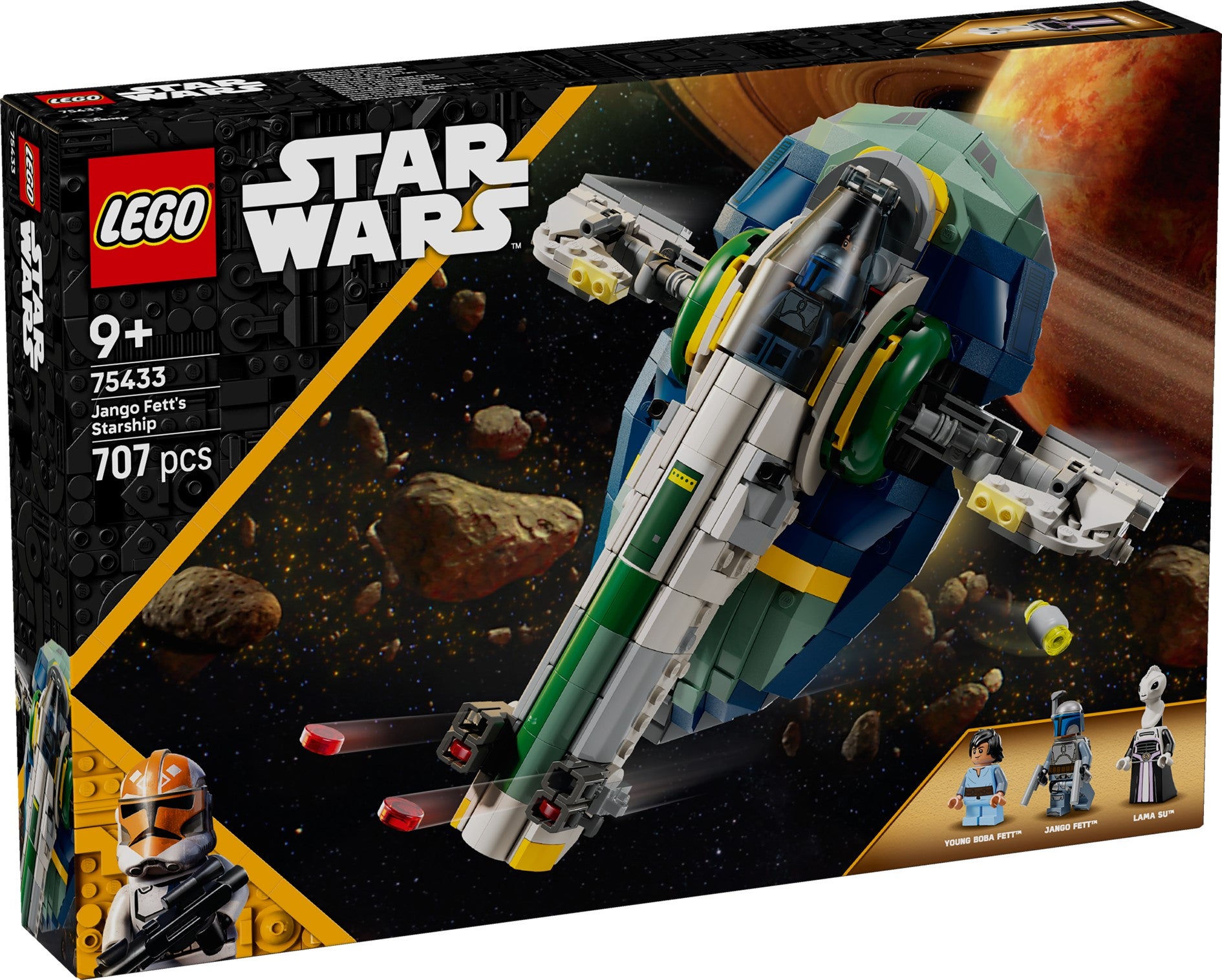 Lego Jango Fetts stjerneskip 75433