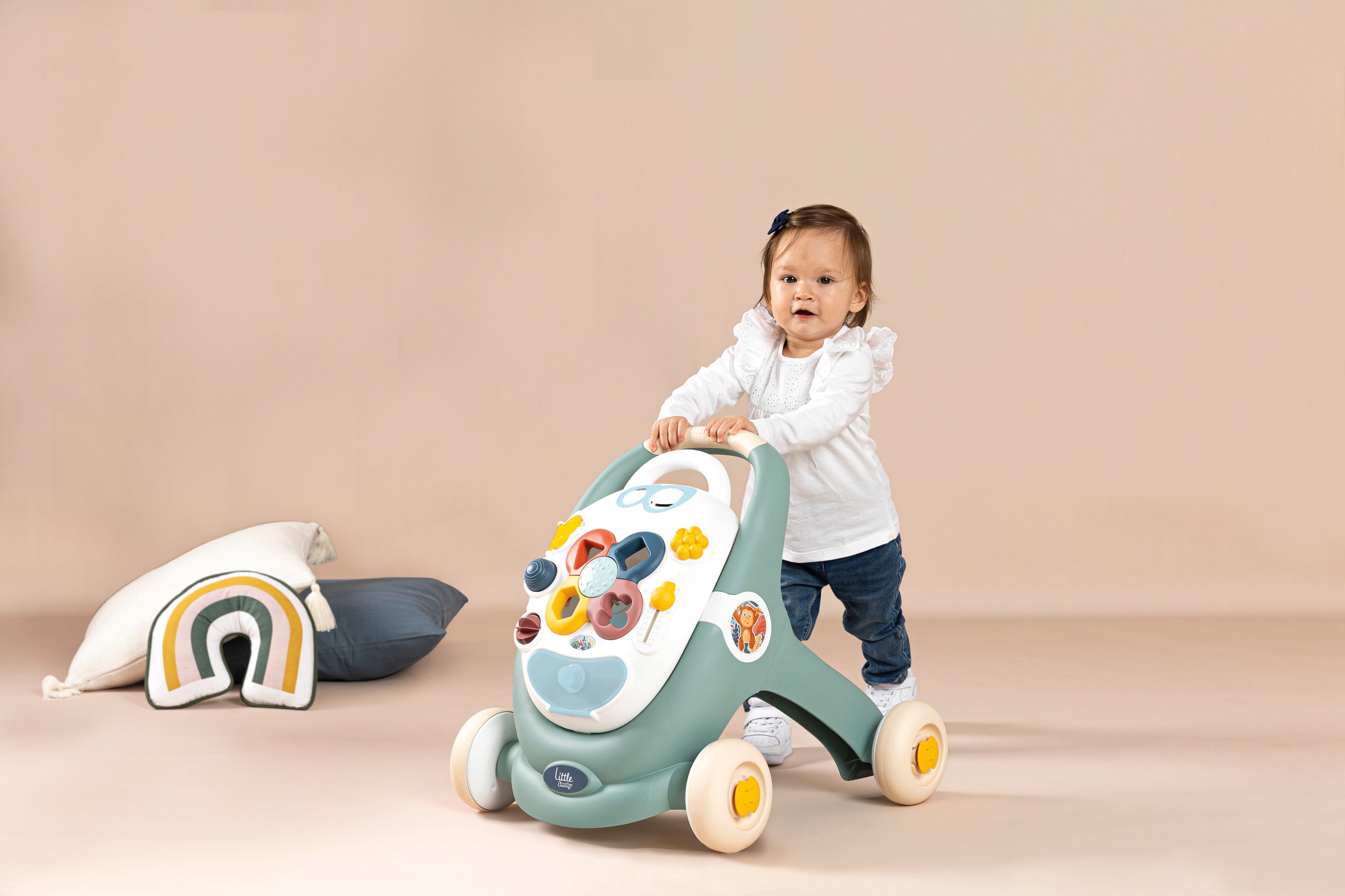 Little Smoby 3 I 1 Lære Å Gå Vogn