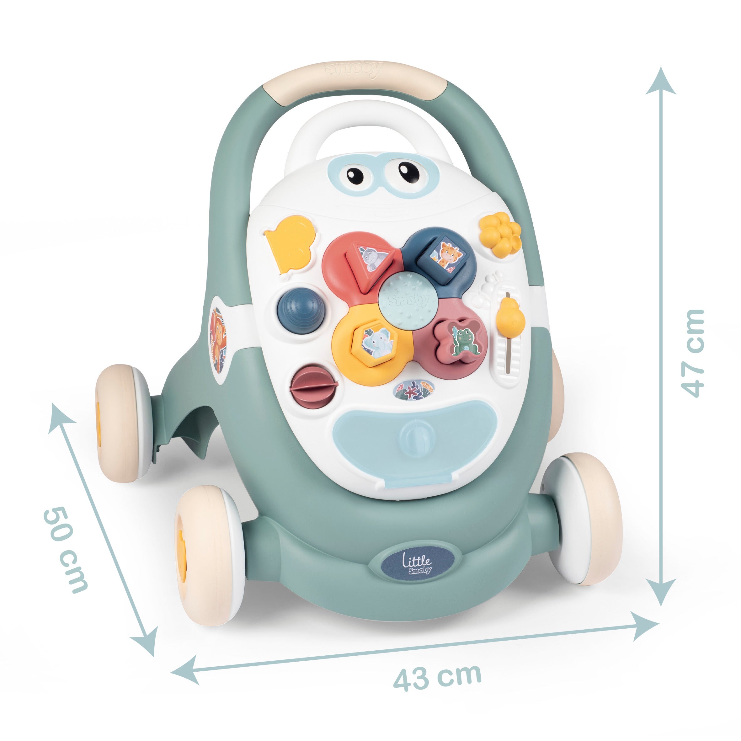 Little Smoby 3 I 1 Lære Å Gå Vogn