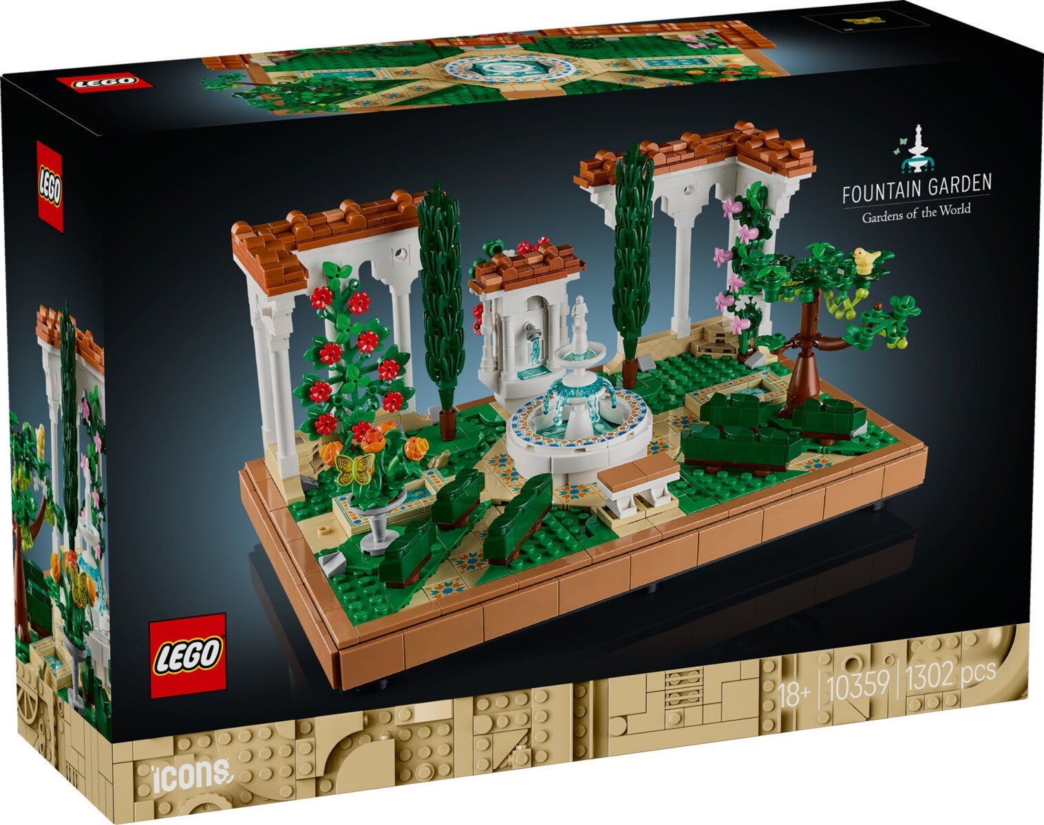 Lego Hage med fontene 10359