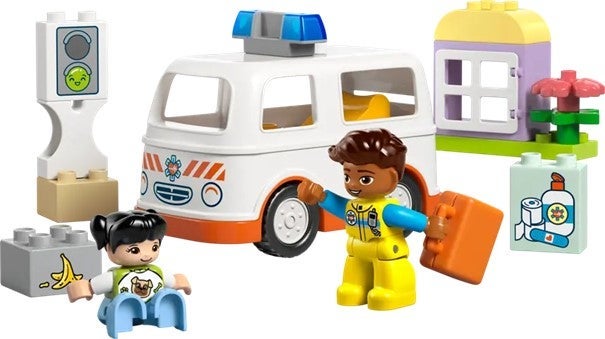 Lego Sykebil med sjåfør 10447