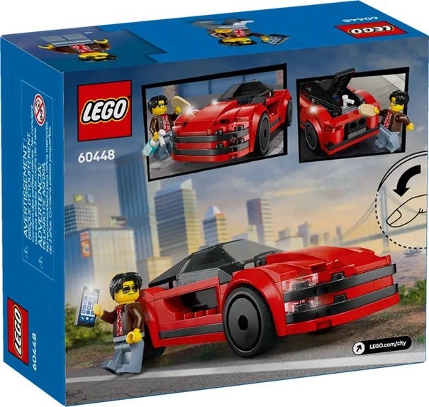 Lego Rød sportsbil 60448
