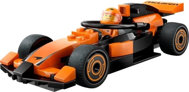 Lego F1-fører med McLaren-racerbil 60442
