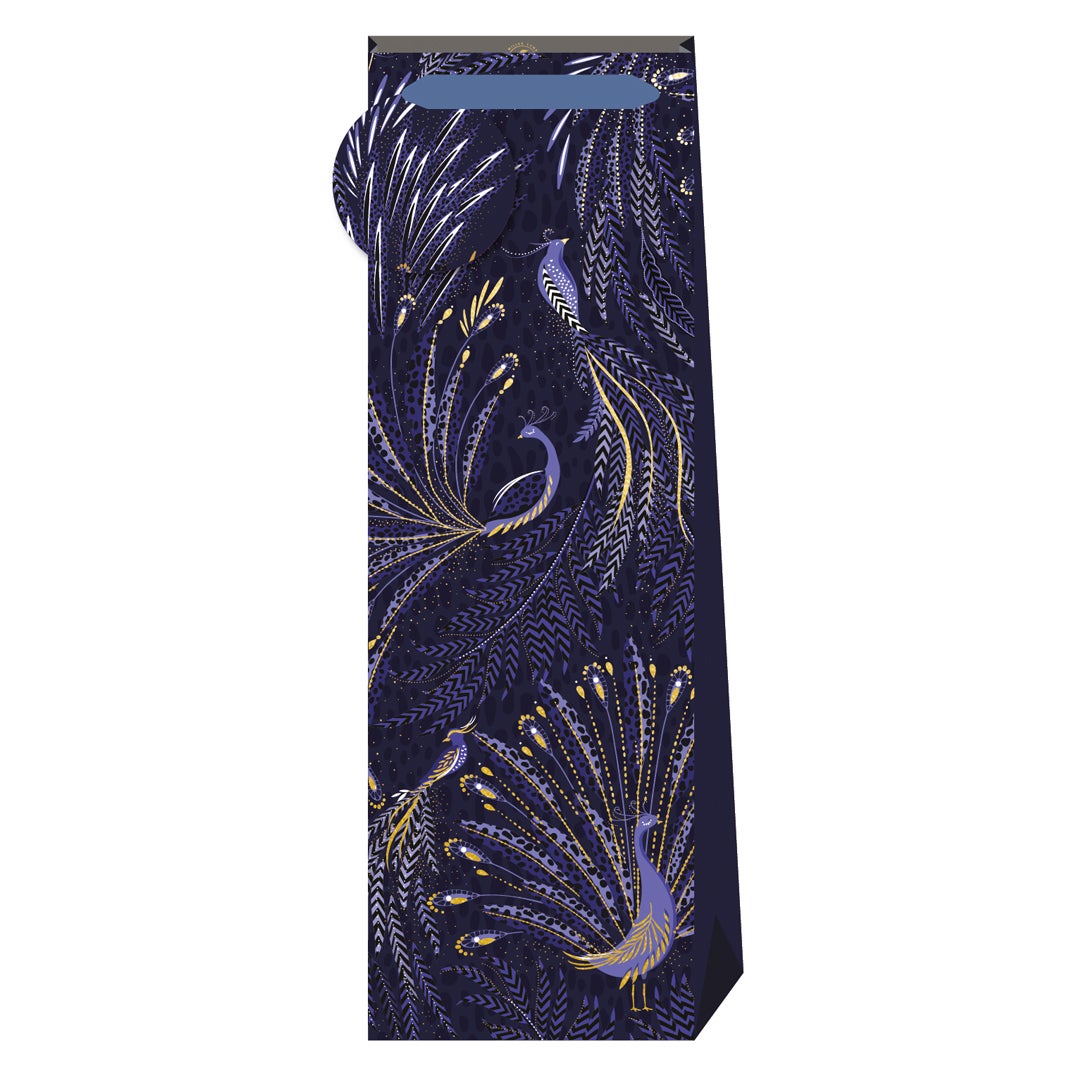 Gavepose Flaske Sara Miller Peacock Parade Indigo