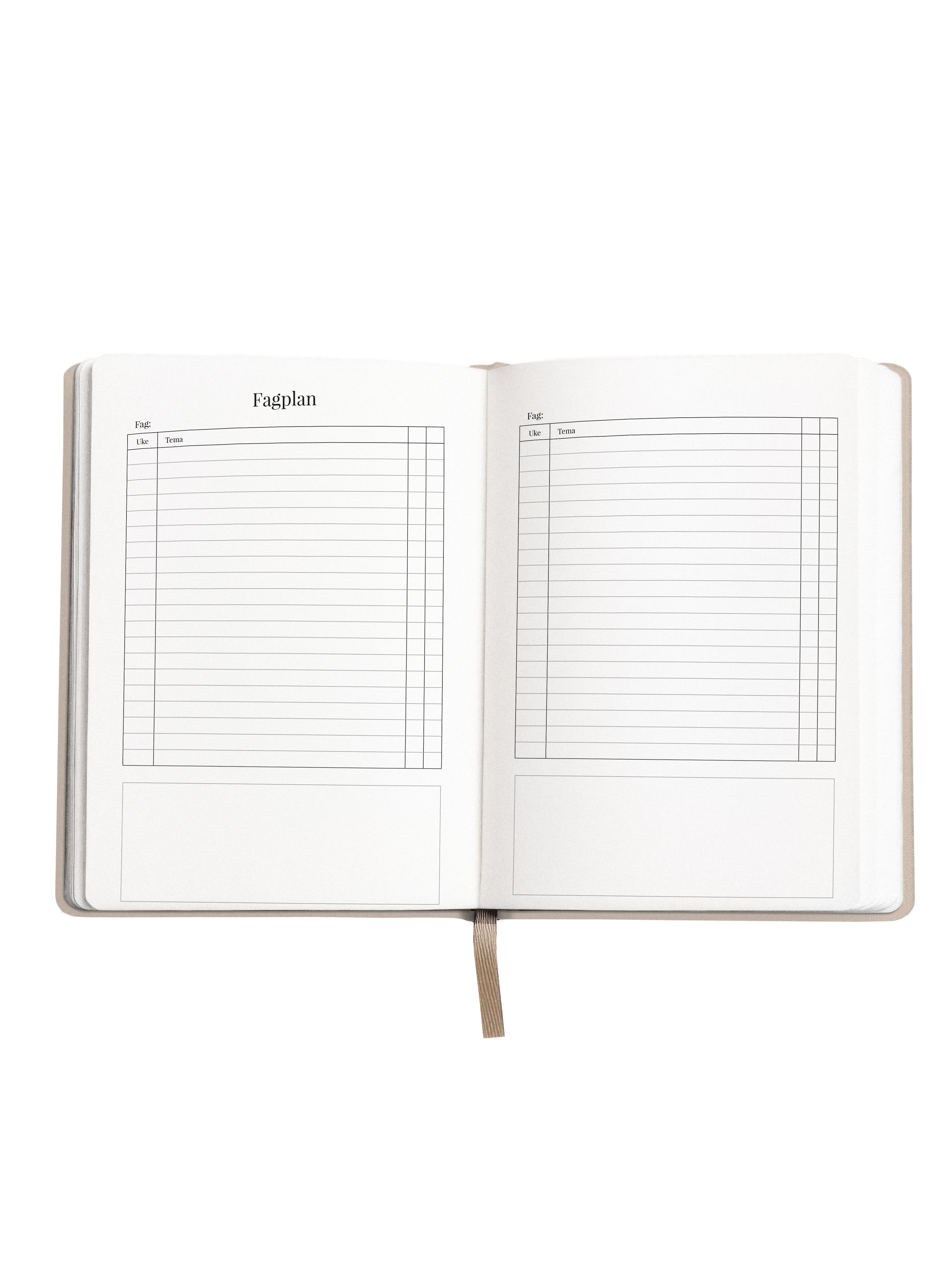 Studieplanlegger 26/27 Aveluna A5 Beige