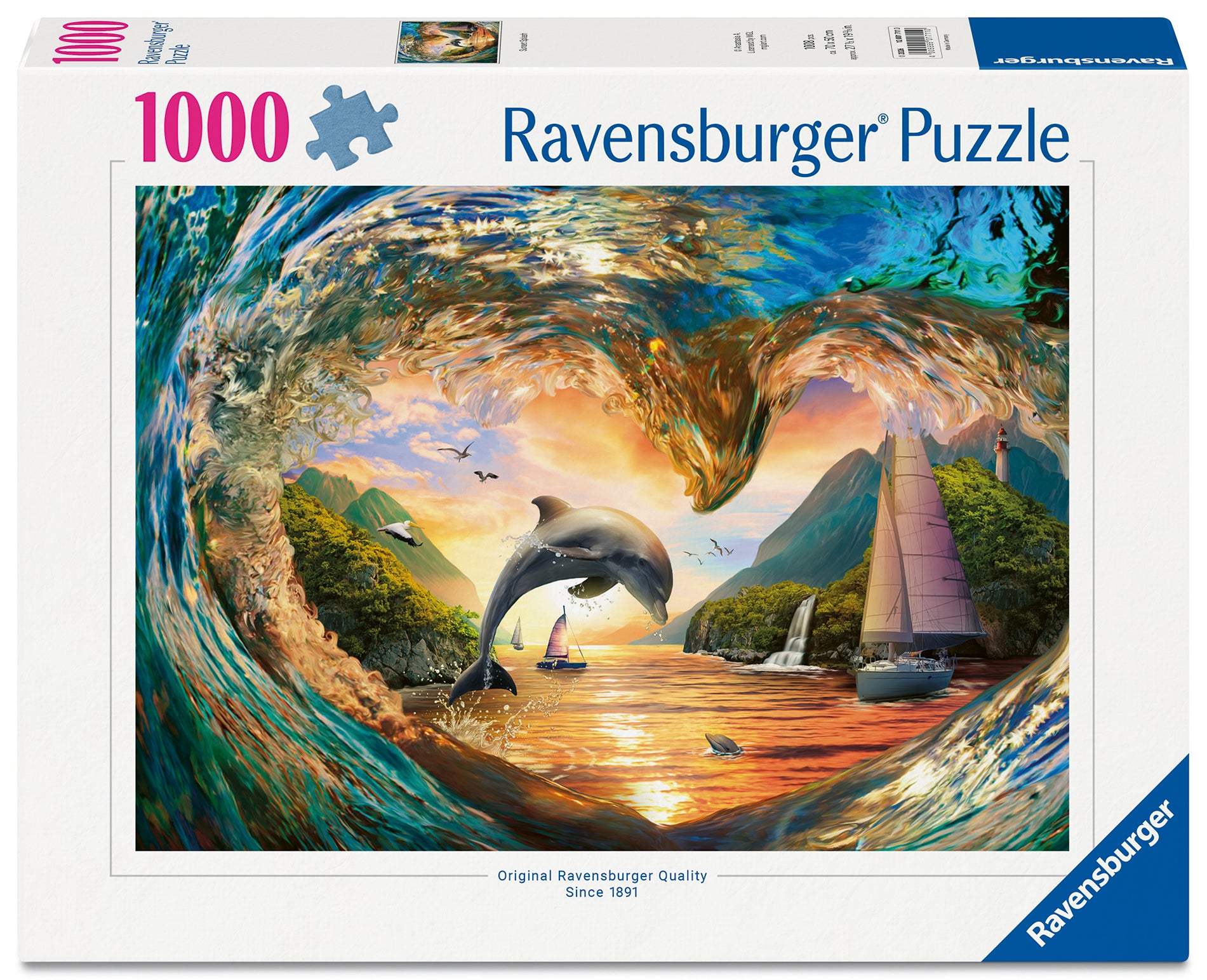 Puslespill 1000 Delfin Ravensburger