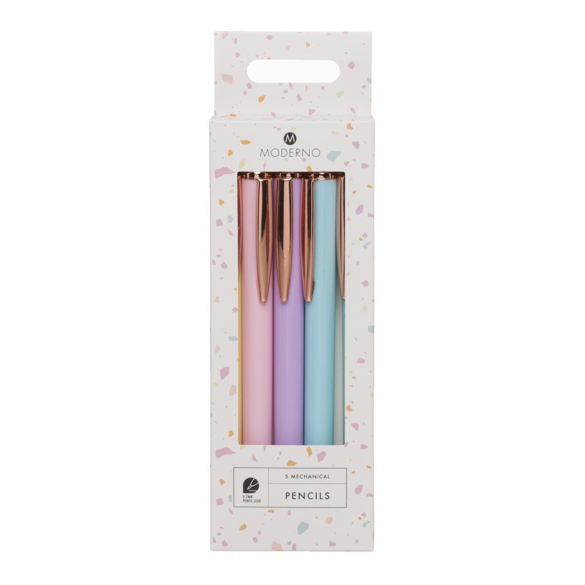 Trykkblyant Pastell 5 pk Moderno
