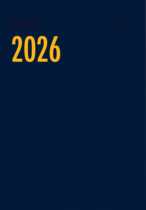 Kalender 2026 7.Sans Dagbok Trend A5 m/mnd.reg