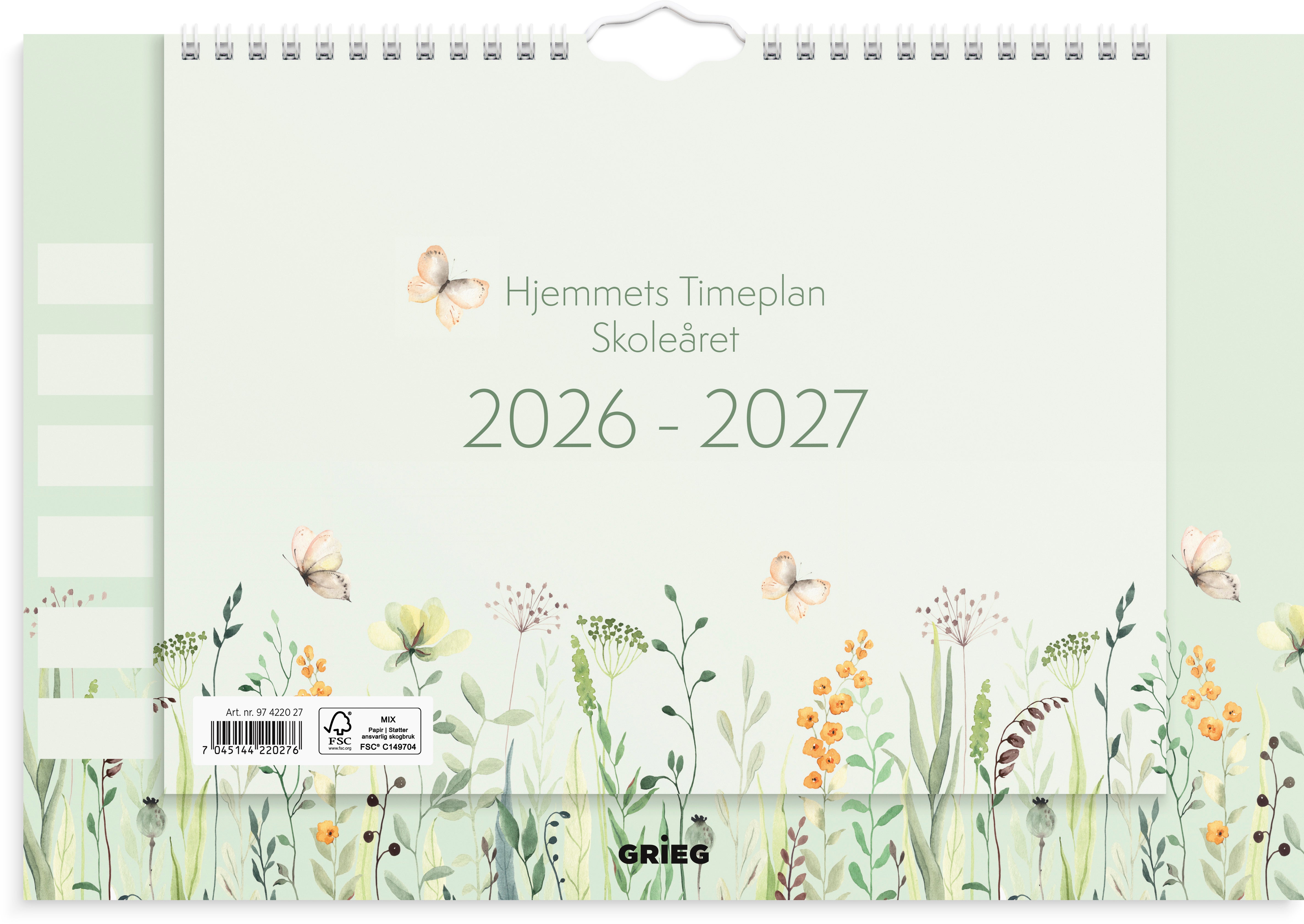 Hjemmets timeplan Grieg 26/27
