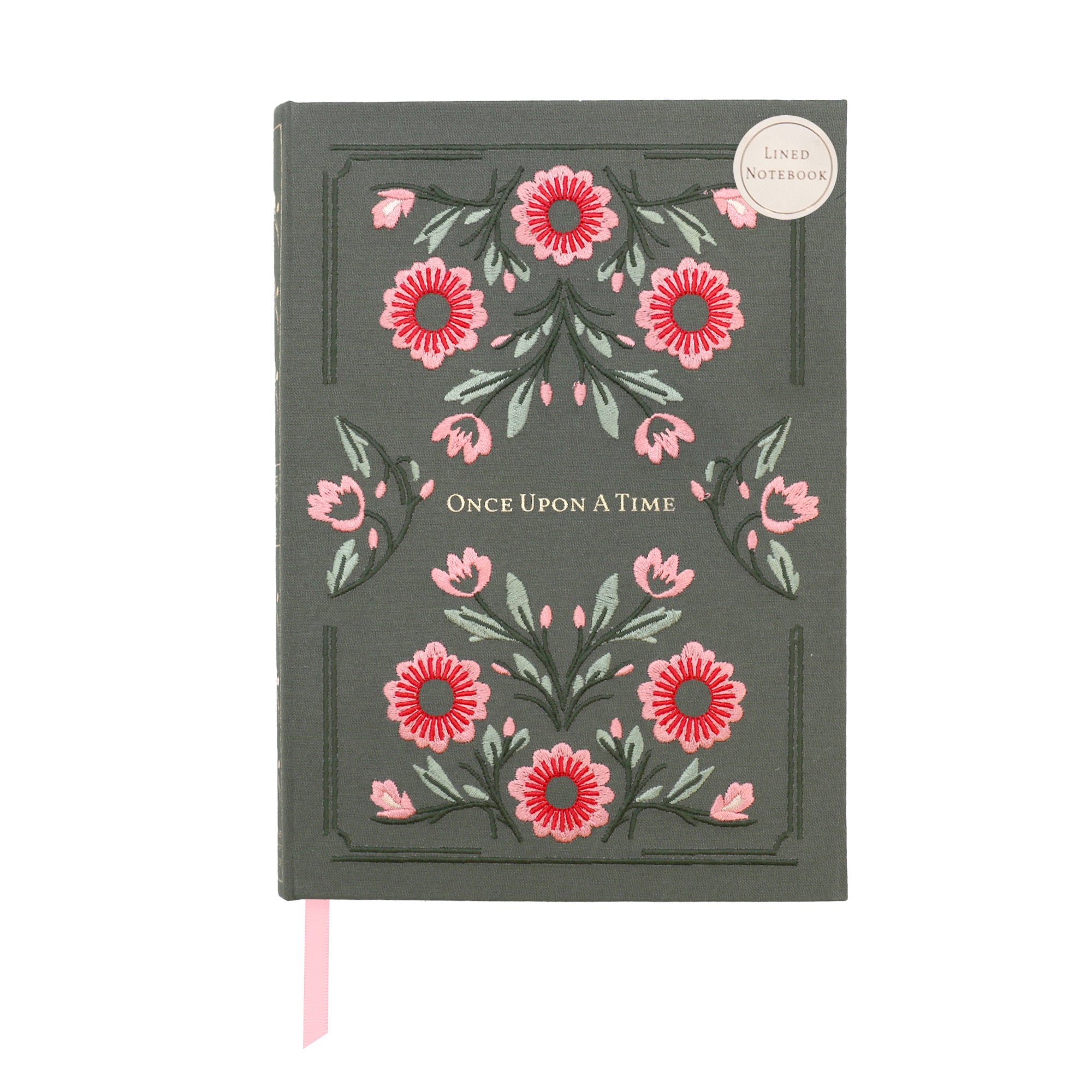 Notatbok A5 brodert Once Upon a time