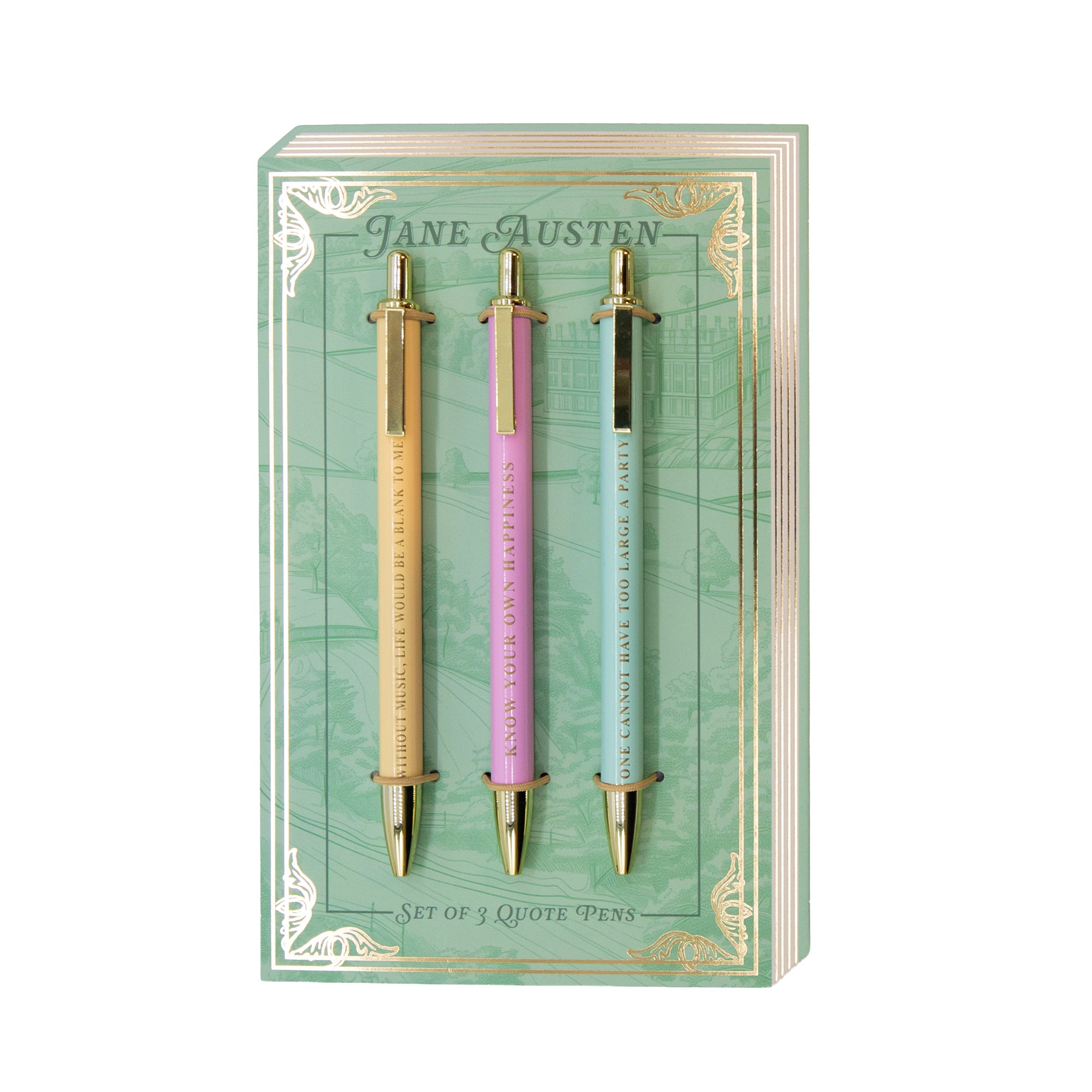 Penn i metall Jane Austen 3pk