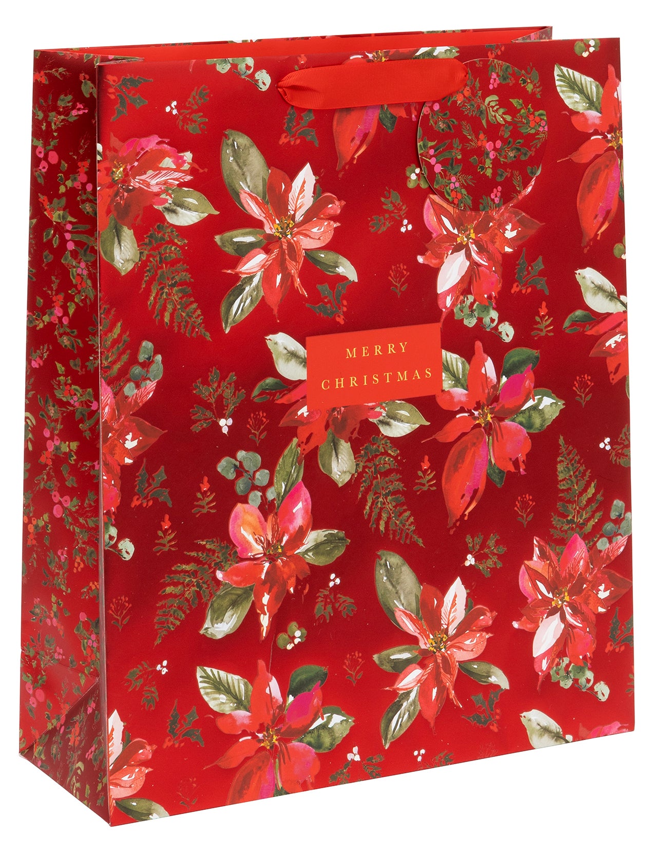 Gavepose Shopper Perfect Poinsettia Red