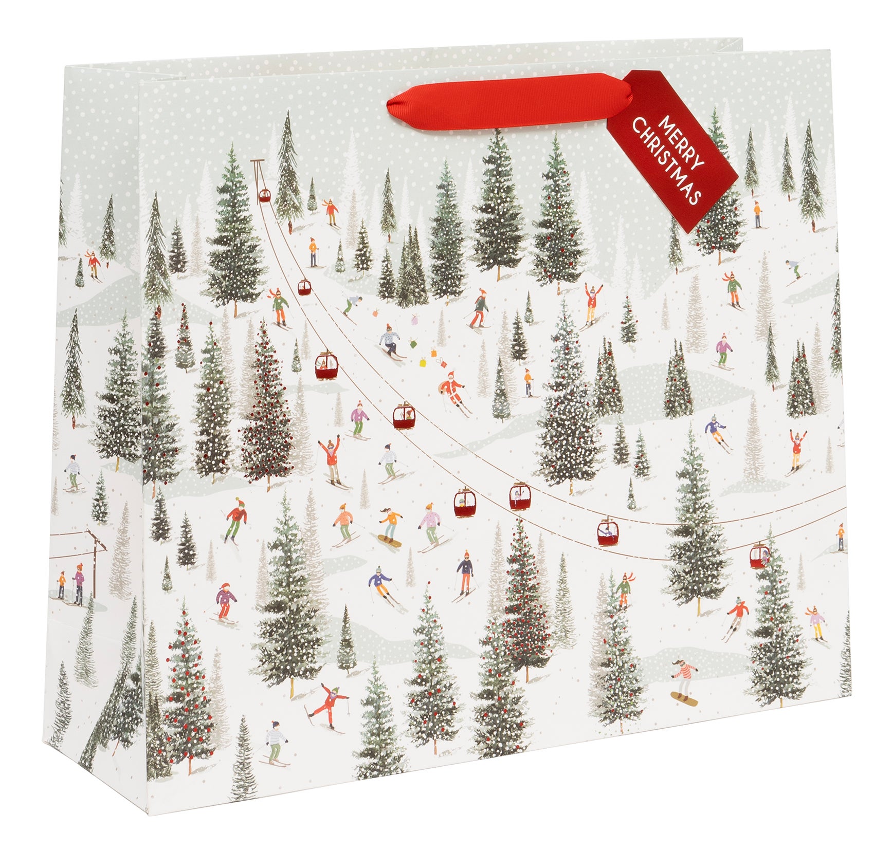 Gavepose Shopper Landscape Christmas On The Piste