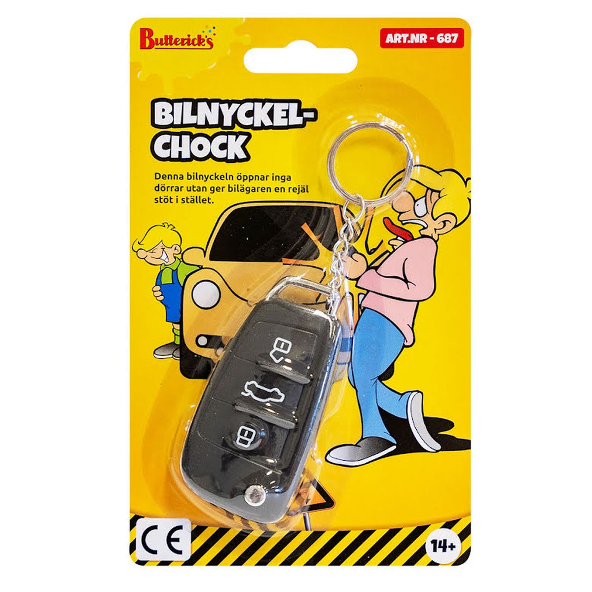 Bilnøkkel Sjokk Buttericks