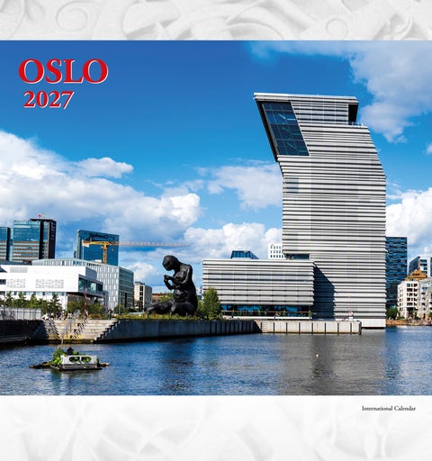Kalender Oslo 2027 internasjonalt kalendarie