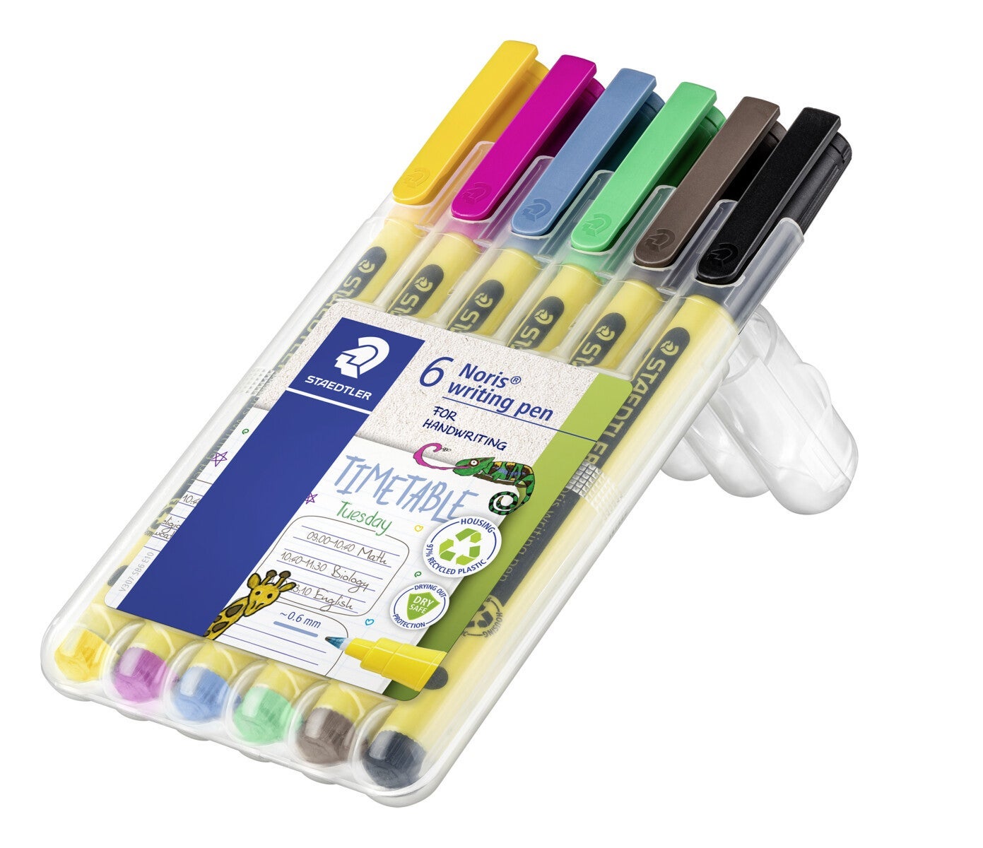 Fineliner Staedtler Noris 0,6 mm ass (6)
