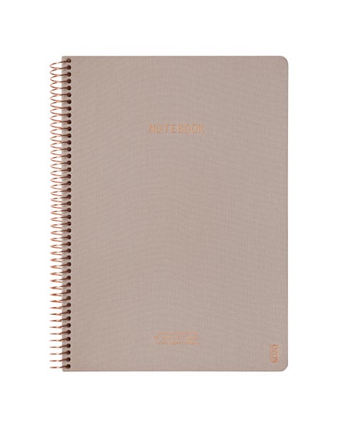 Notatbok m/spiral Kozo premium A4 Sand