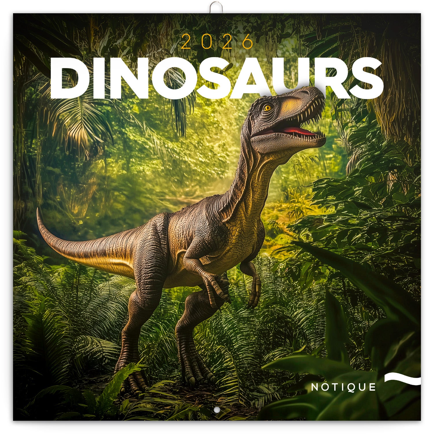 Kalender 2026 30x30 Dinosaurs