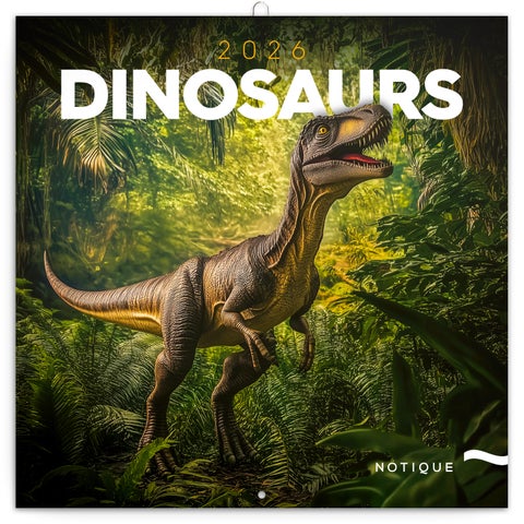 Kalender 2026 30x30 Dinosaurs