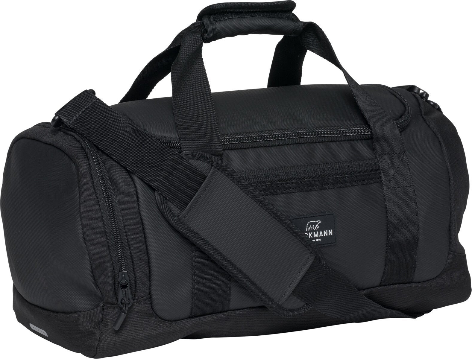 Gymbag 2-7.kl Black Coated Sport Duffelbag