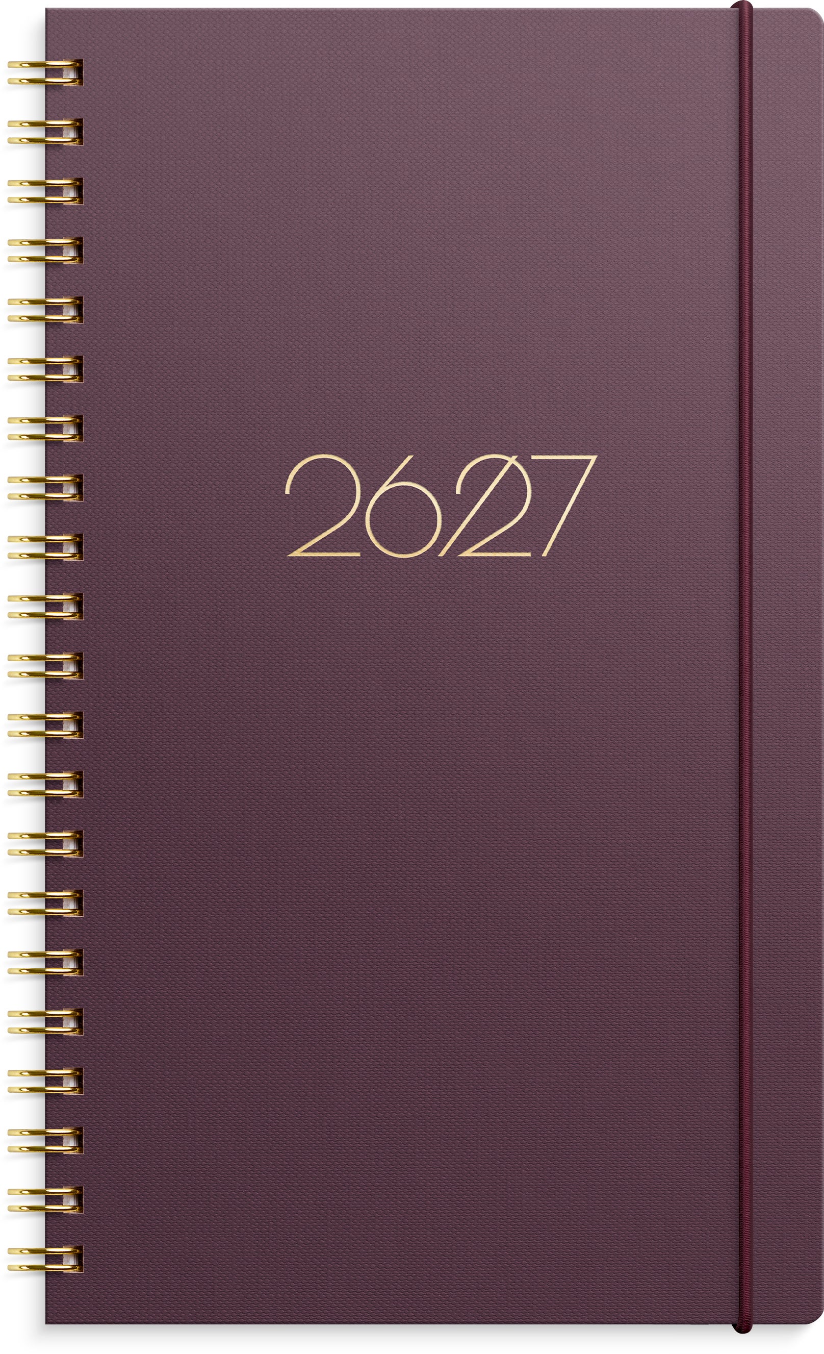 Studentkalender Grieg XL 26/27 burgunder