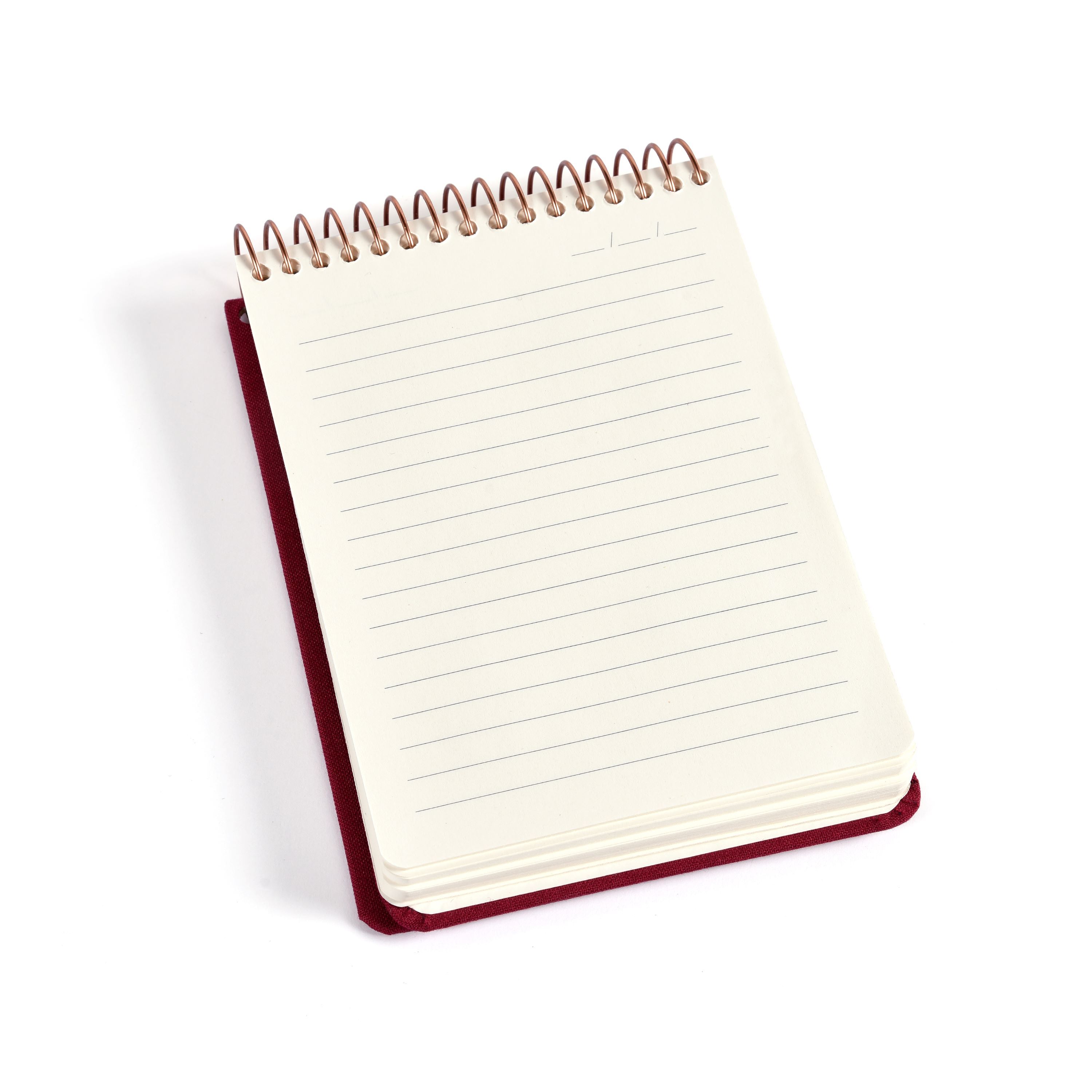 Notatbok m/spiral Kozo Premium A6 Berry
