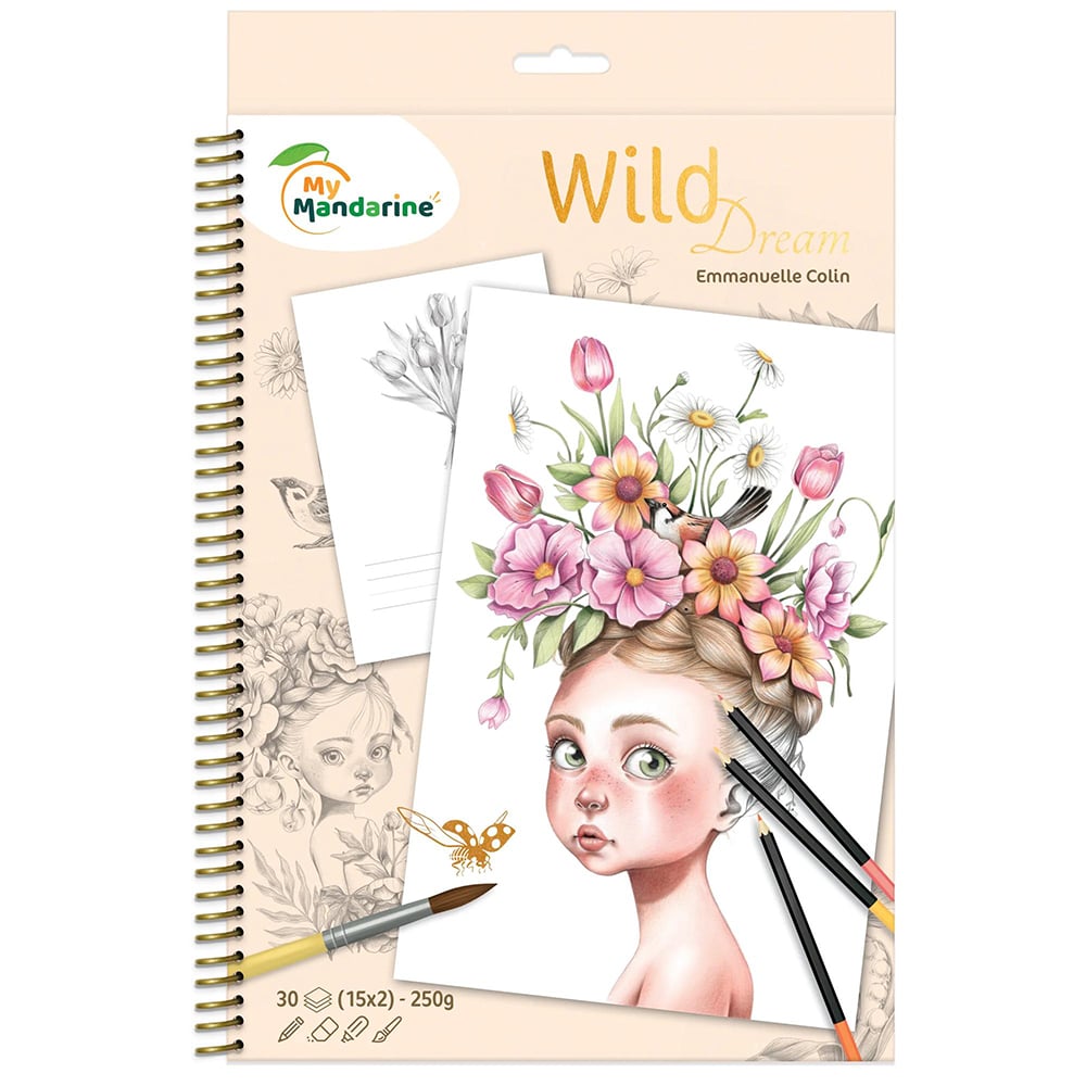 Fargeleggingsbok My Mandarine Wild Dream