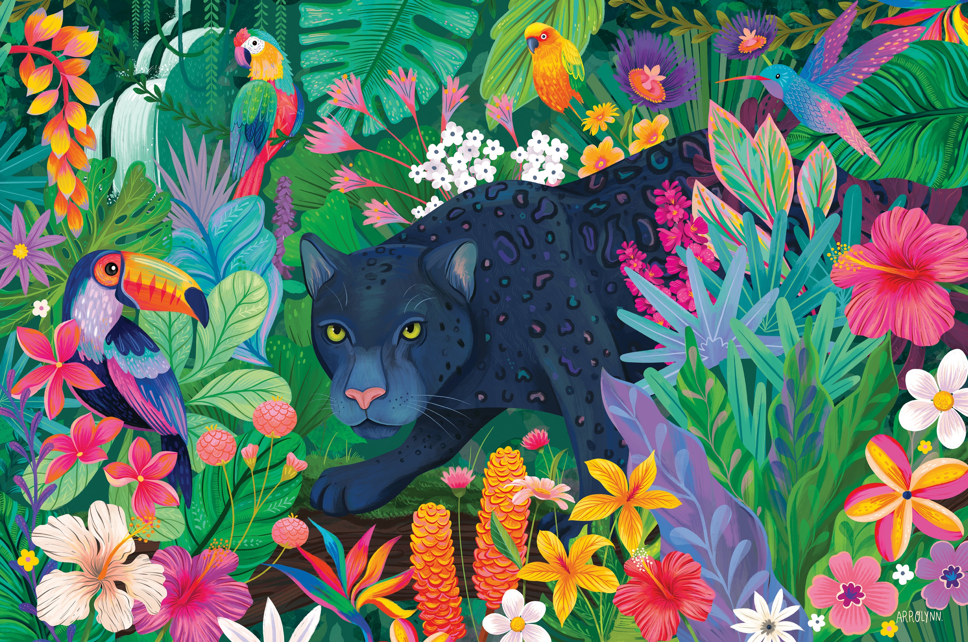 Puslespill 3000 Panter Ravensburger