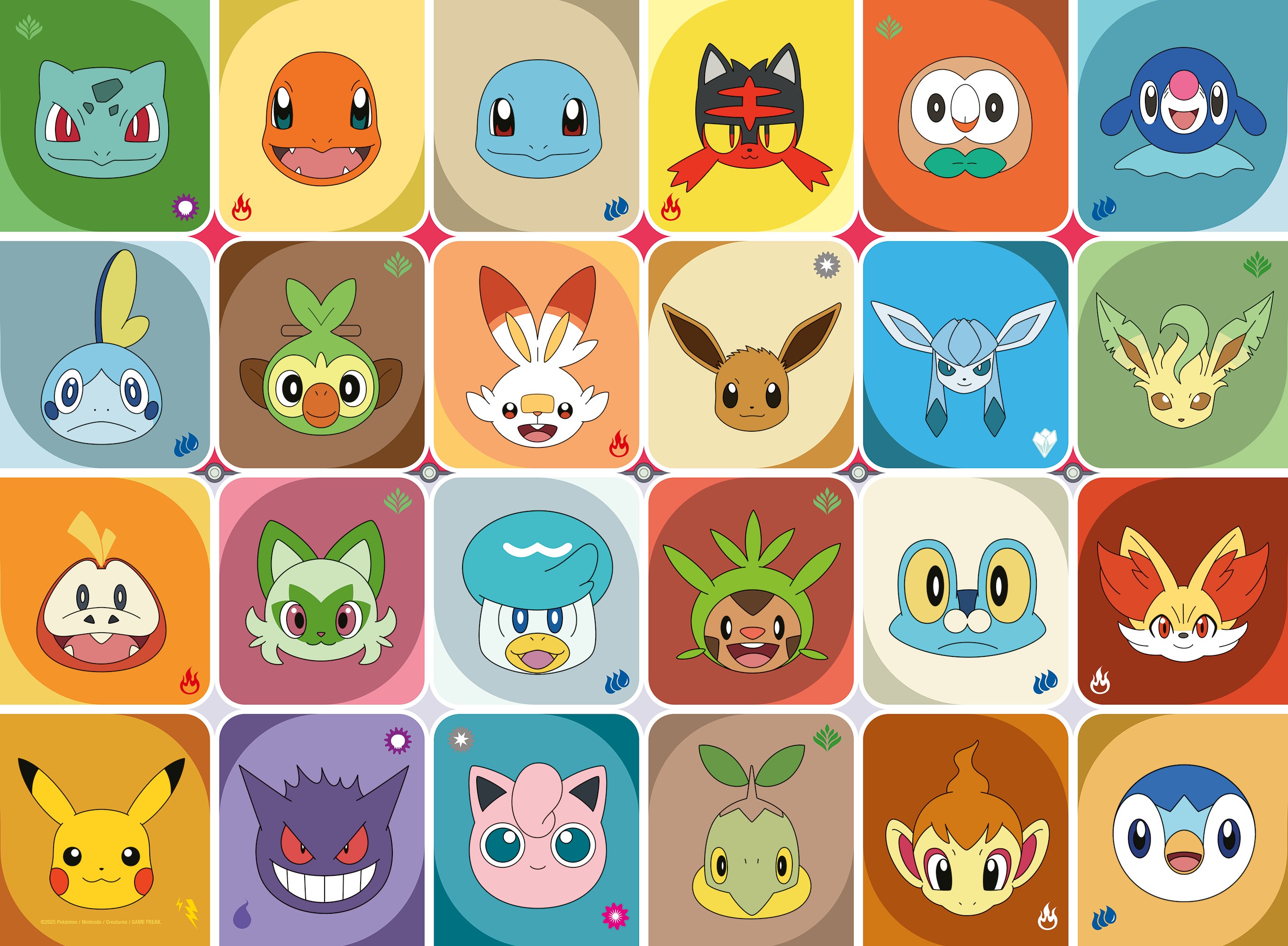 Puslespill 100 Pokemon Ravensburger
