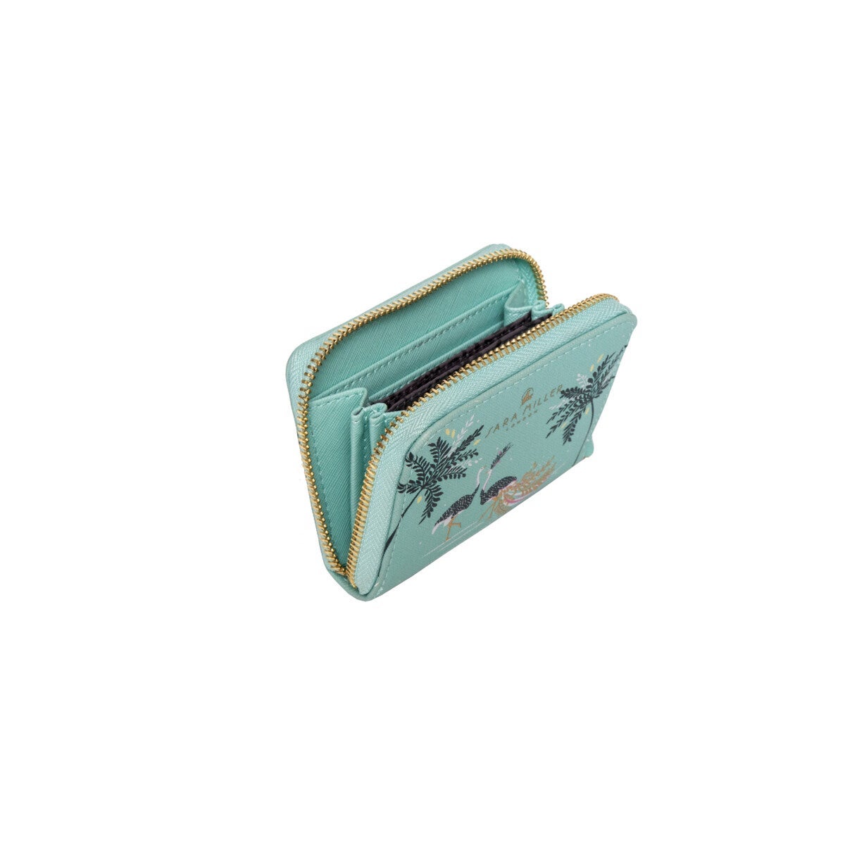 Lommebok Sara Miller Ostrich Mint S