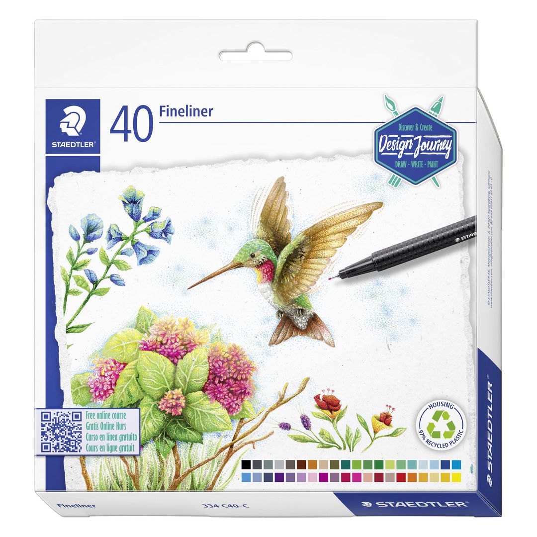 Fineliner Staedtler Triplus 40 ass