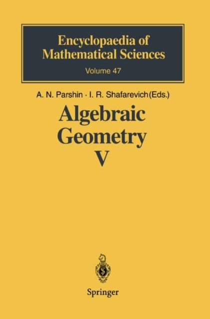 Algebraic Geometry V - Fano Varieties