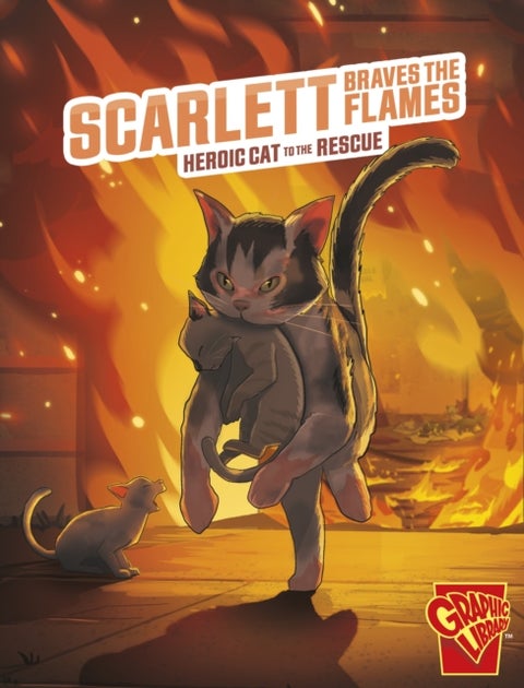 Scarlett Braves the Flames - Heroic Cat to the Rescue