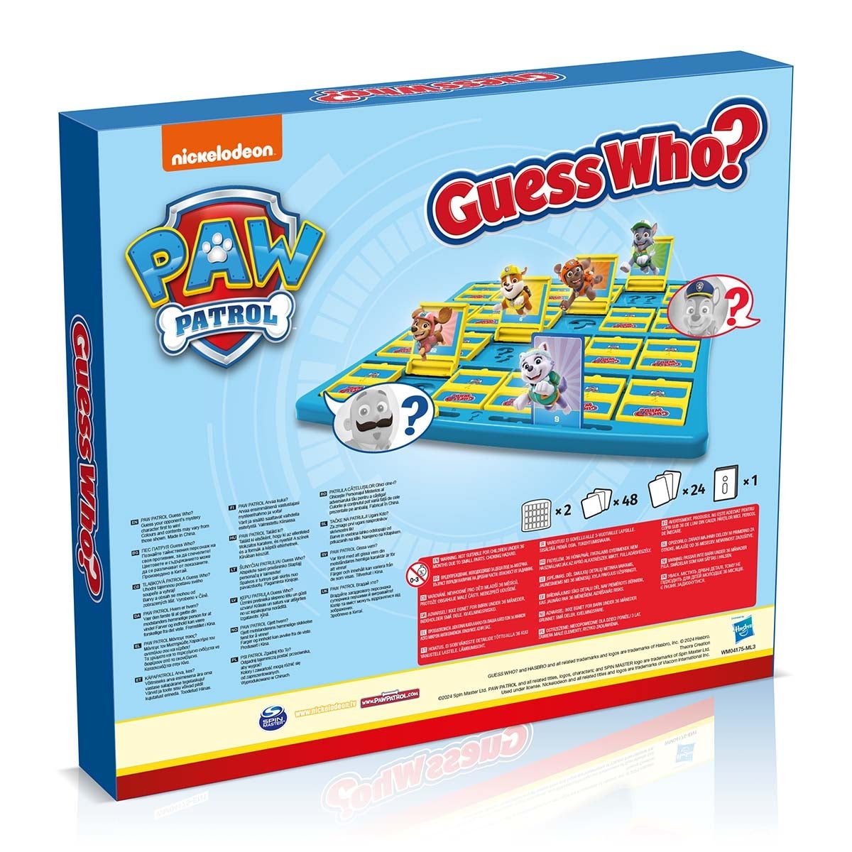 Spill Guess Who Paw Patrol