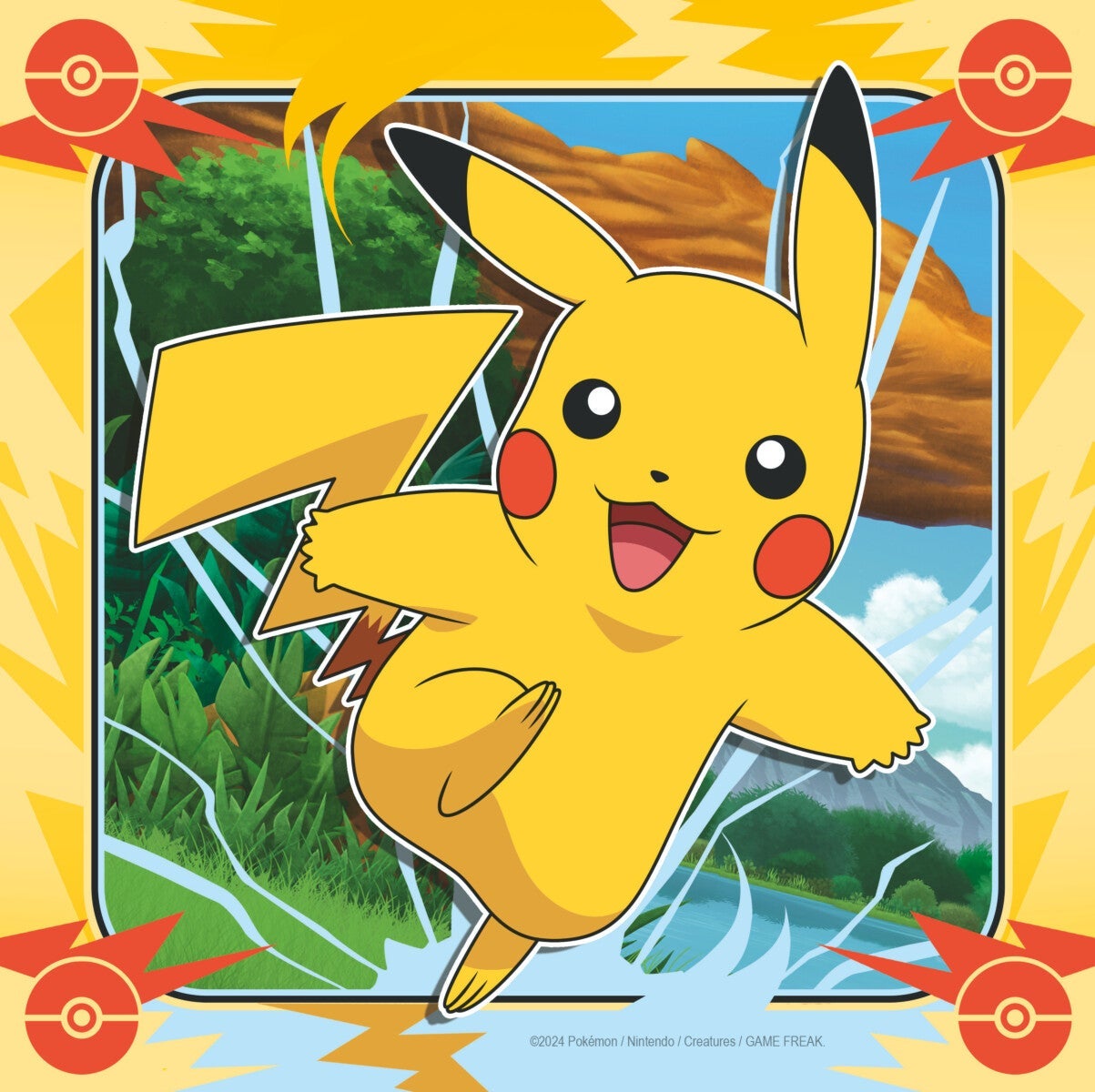 Puslespill 3x49 Pikachu Ravensburger