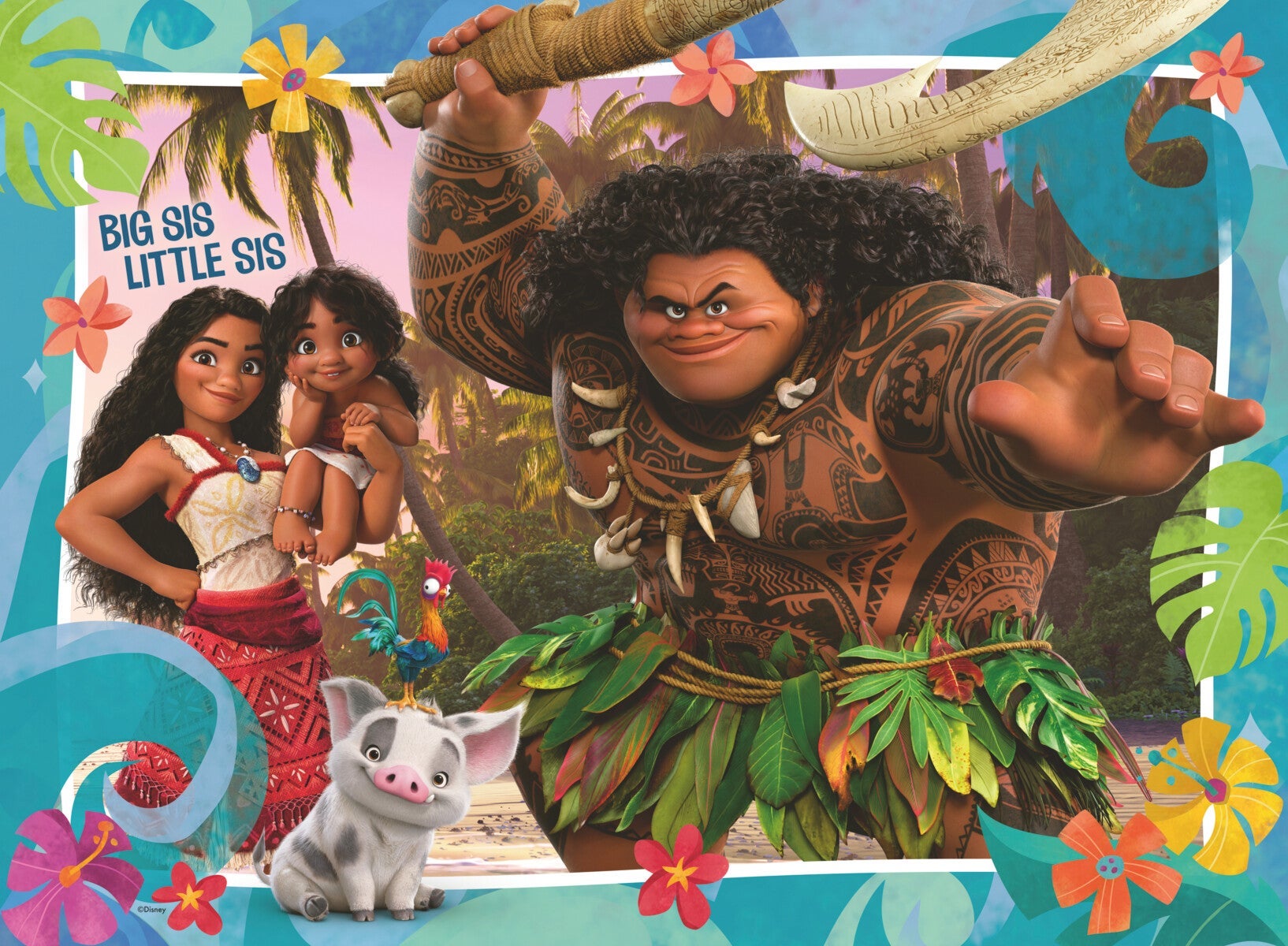 Puslespill 100 Disney Vaiana 2 Ravensburger